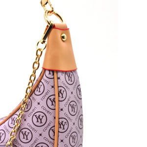 Borsa donna firmata YYcoveri mezzaluna a spalla sacco secchio a tracolla