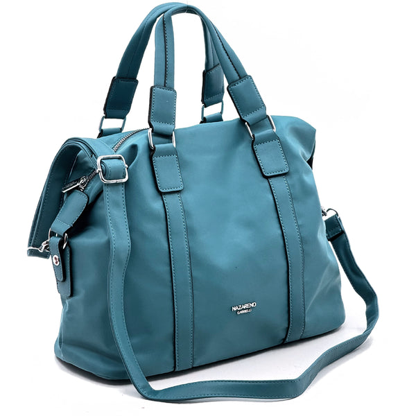 Nazareno Gabrielli borsa a bauletto grande in nylon tessuto tecnico