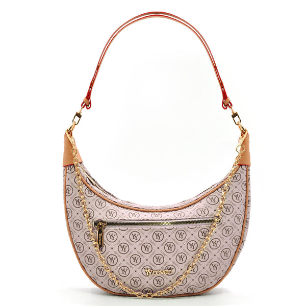 Borsa donna firmata YYcoveri mezzaluna a spalla sacco secchio a tracolla