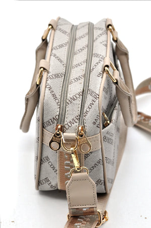 Borsa a Mano e Tracolla Coveri Active Elegante, Leggera e alla Moda fantasia logo piccola capiente