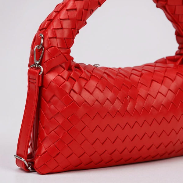 la Olivia - Borsa firmata a sacco hobo secchio capiente a spalla tracolla grande intrecciato