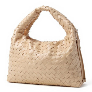 la Olivia - Borsa firmata a sacco hobo secchio capiente a spalla tracolla grande intrecciato