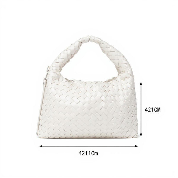 la Olivia - Borsa firmata a sacco hobo secchio capiente a spalla tracolla grande intrecciato