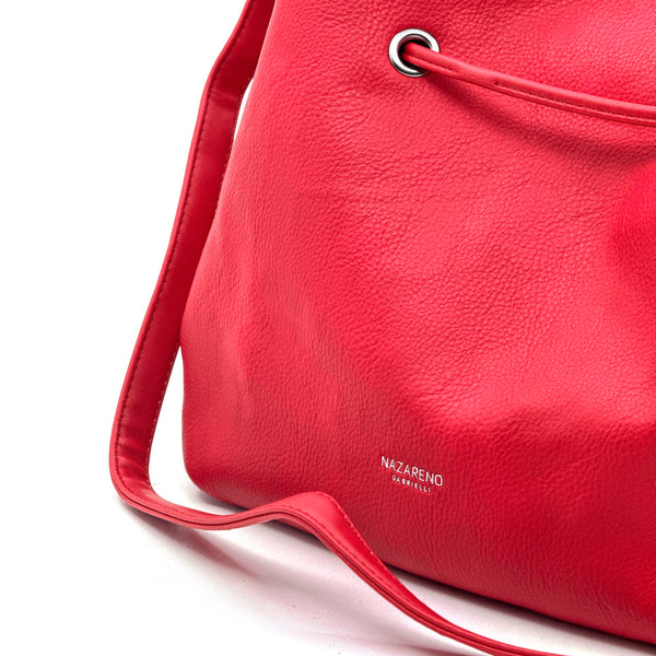 Nazareno Gabrielli Borsa firmata a sacco hobo secchio capiente a spalla tracolla grande capiente