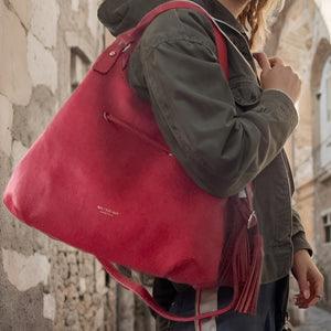 Nazareno Gabrielli Borsa firmata a sacco hobo secchio capiente a spalla tracolla grande capiente