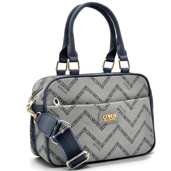 Borsa a Mano e Tracolla Coveri Active Elegante, Leggera e alla Moda fantasia logo piccola capiente