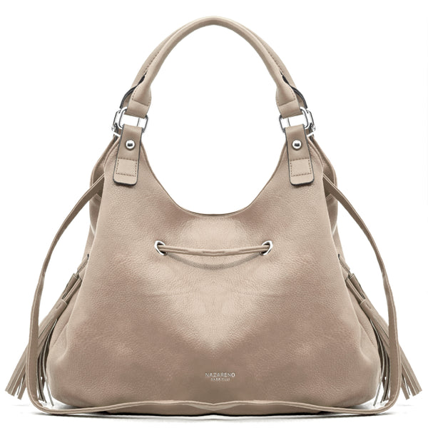 Nazareno Gabrielli Borsa firmata a sacco hobo secchio capiente a spalla tracolla grande capiente