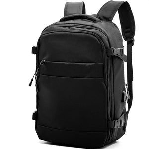 LEONIDA- Zaino Uomo Antifurto Impermeabile USB – Elegante e Capiente per Scuola, Lavoro o Viaggio