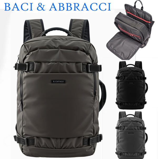 Zaino Uomo Antifurto Impermeabile USB BACI & ABBRACCI