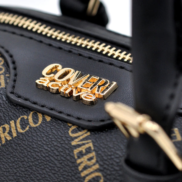 Borsa bauletto a Mano e Tracolla Coveri Active donna, Leggera e alla Moda fantasia logo piccola capiente