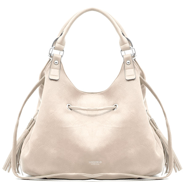 Nazareno Gabrielli Borsa firmata a sacco hobo secchio capiente a spalla tracolla grande capiente