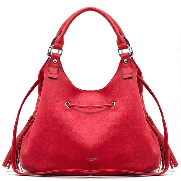 Nazareno Gabrielli Borsa firmata a sacco hobo secchio capiente a spalla tracolla grande capiente