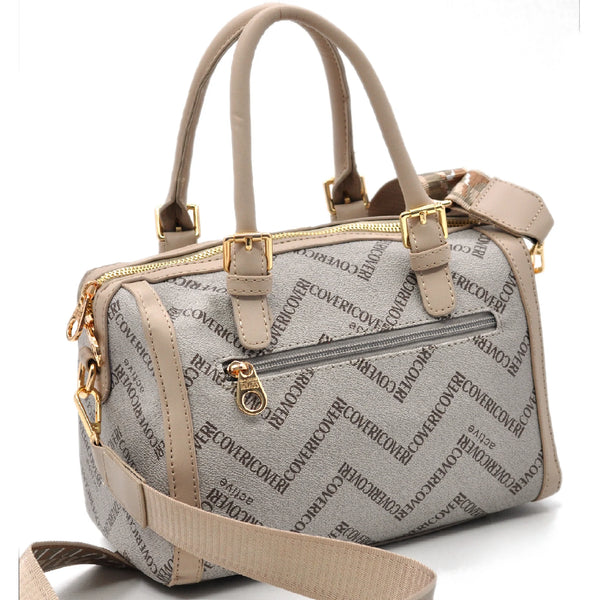 Borsa bauletto a Mano e Tracolla Coveri Active donna, Leggera e alla Moda fantasia logo piccola capiente