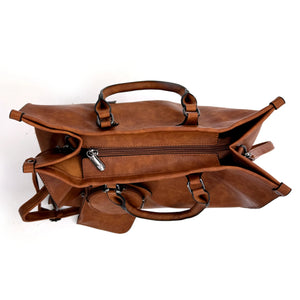 NAZZARENO GABRIELLI - Borsa shopping bauletto Coveri portamonete e pochette elegante casual capiente unica tinta nuovo