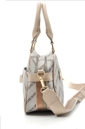 Borsa a Mano e Tracolla Coveri Active Elegante, Leggera e alla Moda fantasia logo piccola capiente