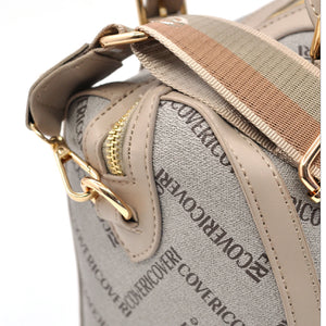 Borsa bauletto a Mano e Tracolla Coveri Active donna, Leggera e alla Moda fantasia logo piccola capiente