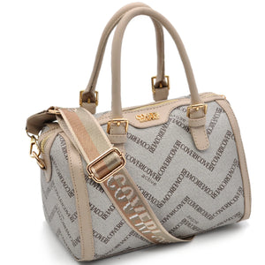 Borsa bauletto a Mano e Tracolla Coveri Active donna, Leggera e alla Moda fantasia logo piccola capiente