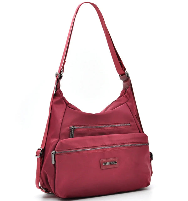 Coveri WORLD 2in1 borsa zaino trasformabile unica tinta