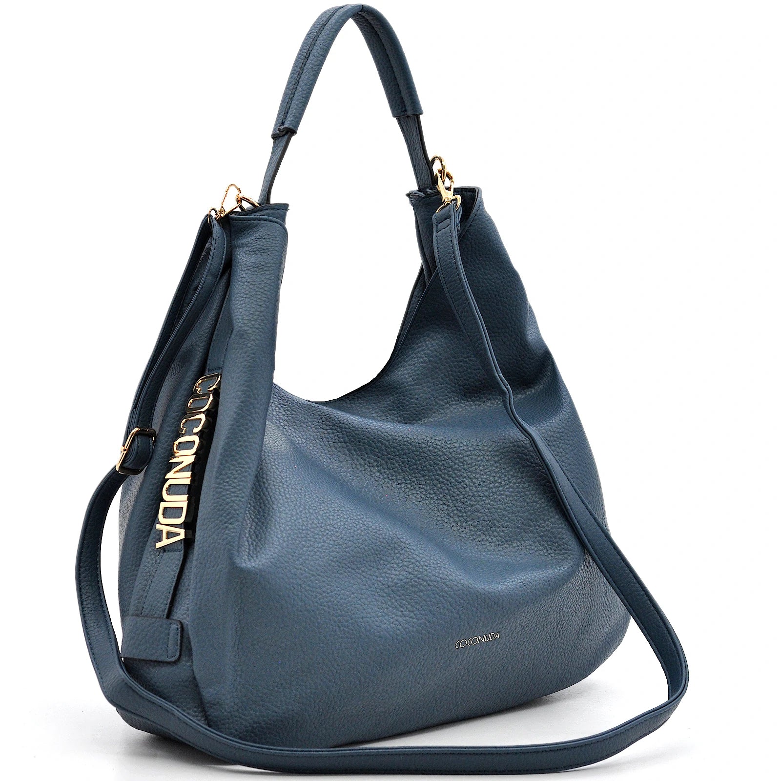 Borsa a sacco firmato COCONUDA Colletion donna spalla a tracolla simil