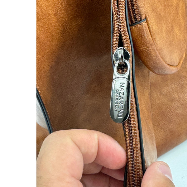 NAZZARENO GABRIELLI - Borsa shopping bauletto Coveri portamonete e pochette elegante casual capiente unica tinta nuovo