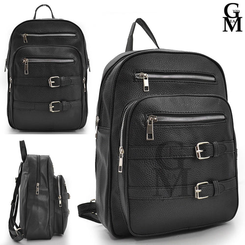 Gyoiamea zaino firmato originale zainetto cinghie casual passeggio nero cinture