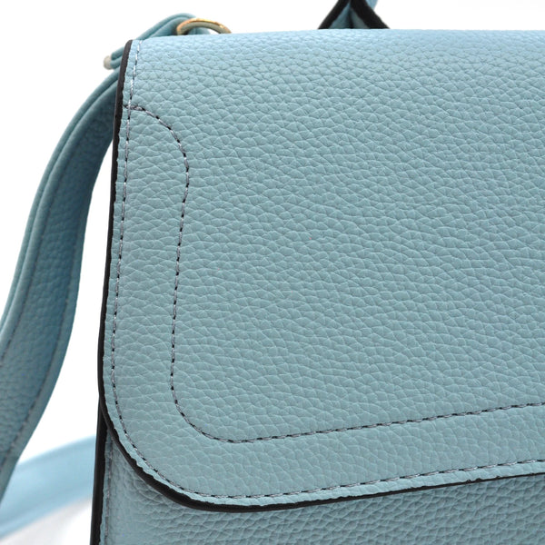 Borsa Donna a Mano e Tracolla Stile Elegante – Yycoveri – Similpelle Azzurra, Design Iconico Classico, Chic e Versatile