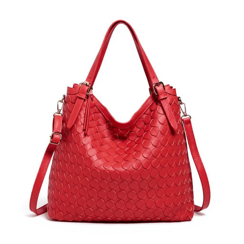 Borsa firmata a sacco hobo secchio capiente a spalla tracolla grande intrecciato