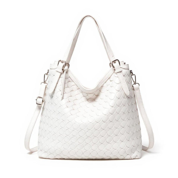 Borsa firmata a sacco hobo secchio capiente a spalla tracolla grande intrecciato