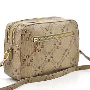 Borsa tracolla firmata B.Cavalli in simil pelle pregiata tasche con cerniera fantasia logata originale