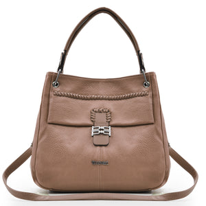 Borsa firmata originale Coveri donna sacco hobo shopper pelle grande cerniera