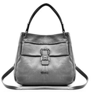 Borsa firmata originale Coveri donna sacco hobo shopper pelle grande cerniera