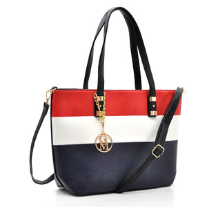 Borsa La Rugiada firmata Gyoiamea shopping tote capiente spalla multicolore