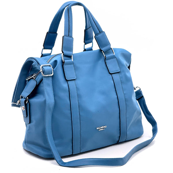 Nazareno Gabrielli borsa a bauletto grande in nylon tessuto tecnico