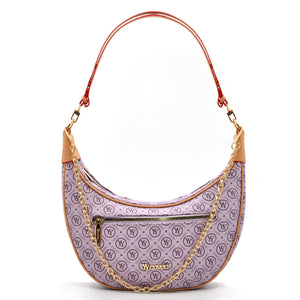 Borsa donna firmata YYcoveri mezzaluna a spalla sacco secchio a tracolla