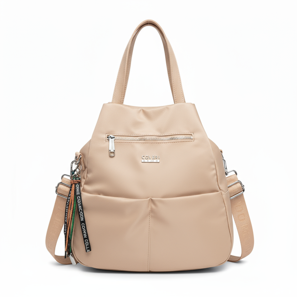 borsa zaino 2in1 nylon COVERI TRASFORMABILE donna casual passeggio nuovo casual