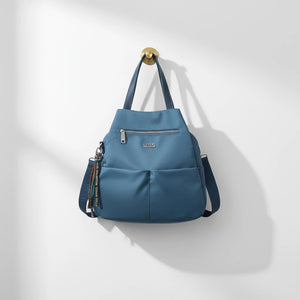 borsa zaino 2in1 nylon COVERI TRASFORMABILE donna casual passeggio nuovo casual