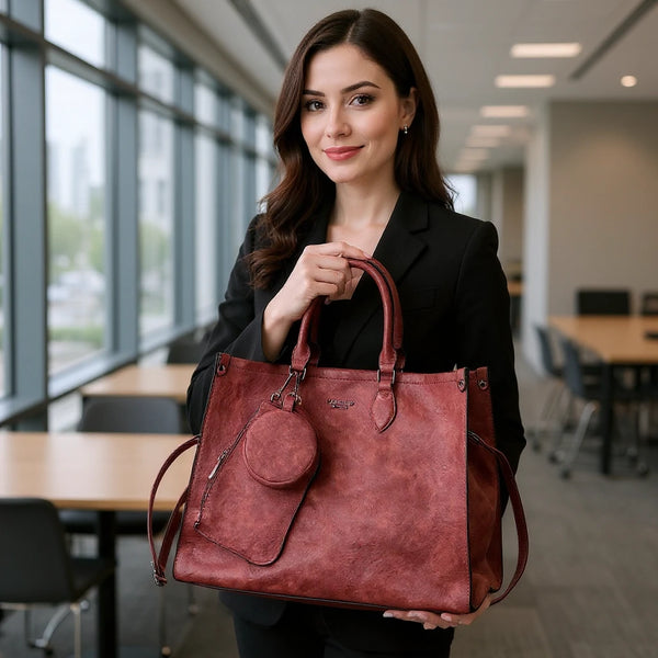 NAZZARENO GABRIELLI - Borsa shopping bauletto Coveri portamonete e pochette elegante casual capiente unica tinta nuovo