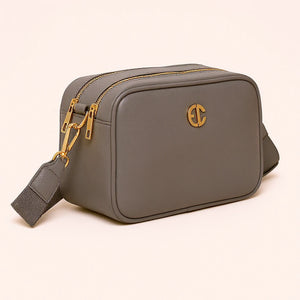 ENRICO COVERI - borsa elegante borsetta tracolla a mano simil pelle