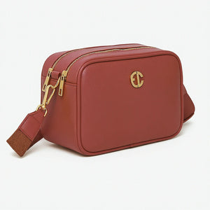 ENRICO COVERI - borsa elegante borsetta tracolla a mano simil pelle