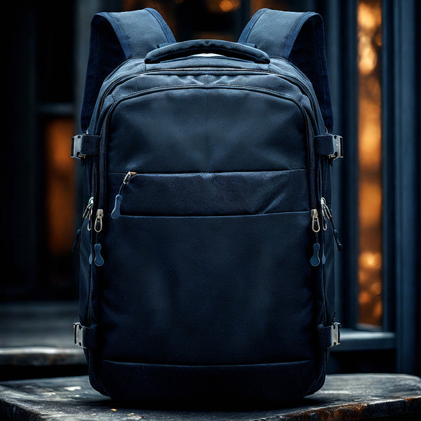 LEONIDA- Zaino Uomo Antifurto Impermeabile USB – Elegante e Capiente per Scuola, Lavoro o Viaggio