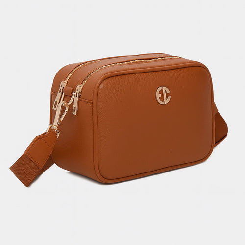 ENRICO COVERI - borsa elegante borsetta tracolla a mano simil pelle