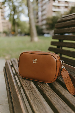 ENRICO COVERI - borsa elegante borsetta tracolla a mano simil pelle