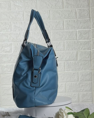 Nazareno Gabrielli borsa a bauletto grande in nylon tessuto tecnico