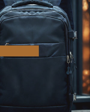 LEONIDA- Zaino Uomo Antifurto Impermeabile USB – Elegante e Capiente per Scuola, Lavoro o Viaggio