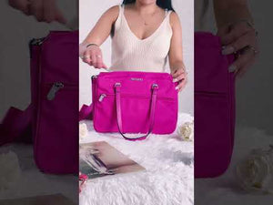 Borsa firmata YYcoveri Shopping Donna in Nylon Impermeabile Leggera e Resistente con Tracolla