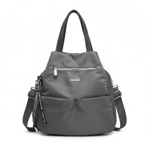 borsa zaino 2in1 nylon COVERI TRASFORMABILE donna casual passeggio nuovo casual