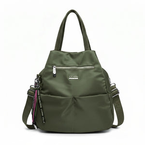 borsa zaino 2in1 nylon COVERI TRASFORMABILE donna casual passeggio nuovo casual