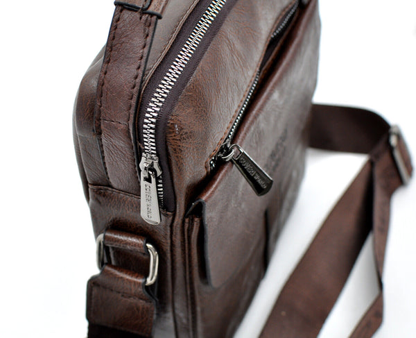 Borsa Borsello Uomo in Pelle Tracolla Spalla Grande Coveri World Moda Porta Cel