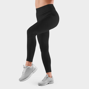 6 Leggings Modello collant 320 den Interno Felpato Pelliccia Elasticizzato neri