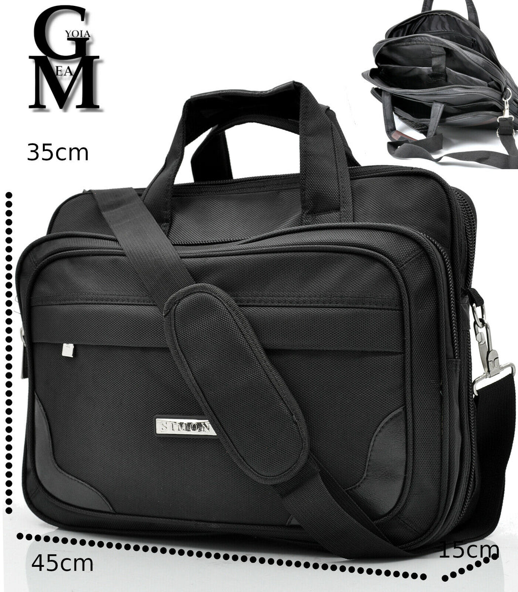 BORSA UOMO UFFICIO tessuto nylon lavoro tracolla tablet pc 24h